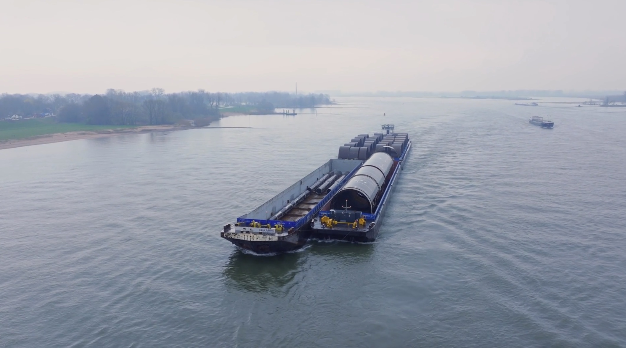 duwvaart, rederij de jong, de jong shipping, duwbak de jong, droge lading, push towing